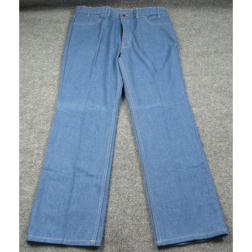 Vintage Levis 547 Jeans Mens 37x31 Orange Tab With a Skosh‎ Blue Denim Tag 38x34